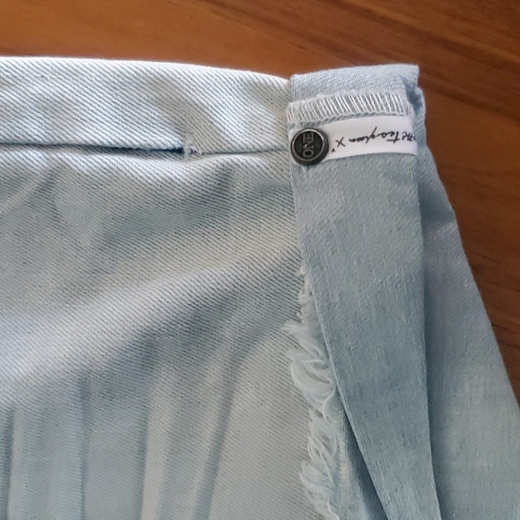 NWT One teaspoon Brando Bandits Mid Waist Denim Shorts Size 28 button fly - Picture 9 of 11